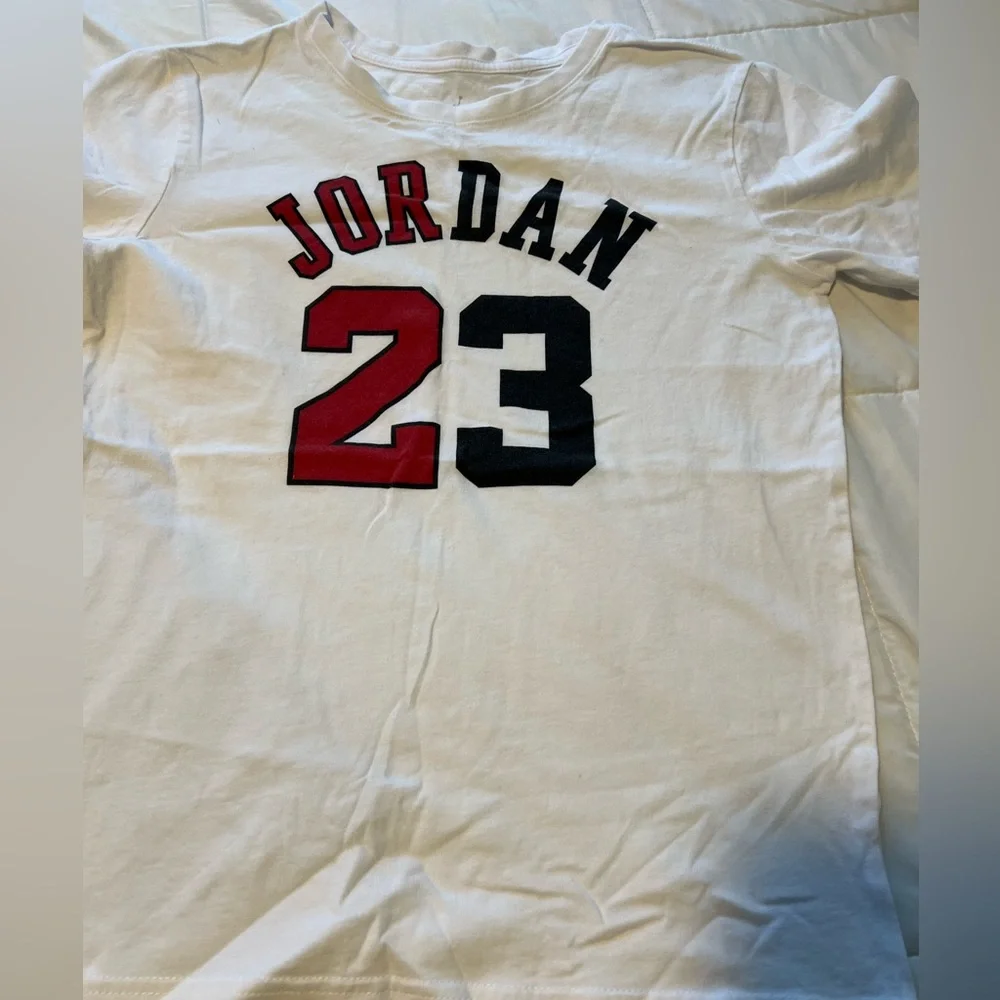 NBA Basketball 2 Boys Tee’s Nike Jordan